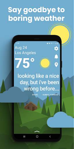 Funny Weather: Rude Forecast स्क्रीनशॉट 1