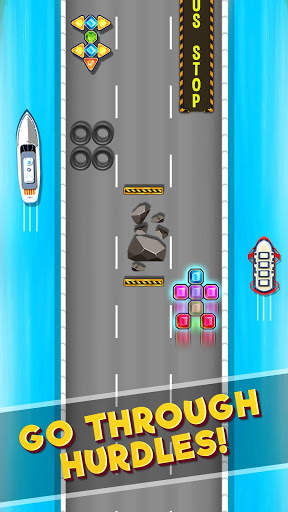 Brick Retro Car Video Game screenshot 2