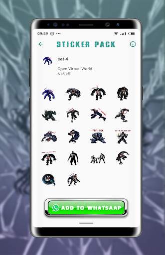 Venom Stickers screenshot 5