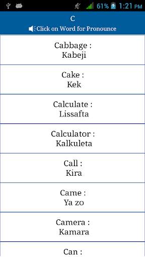 Common Words English to Hausa screenshot 4