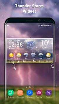 Live weather & clock widget screenshot 6