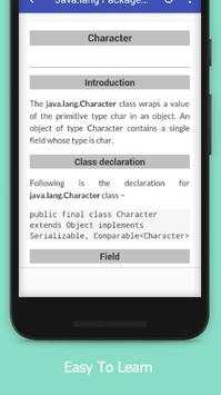 Tutorials for Java.lang Package Offline screenshot 4