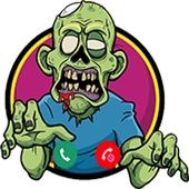 Calling A zombie  ( Fake Call) icon