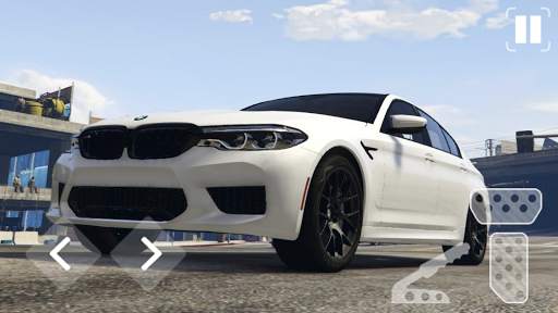Stunt BMW M5 Parking Simulator screenshot 3