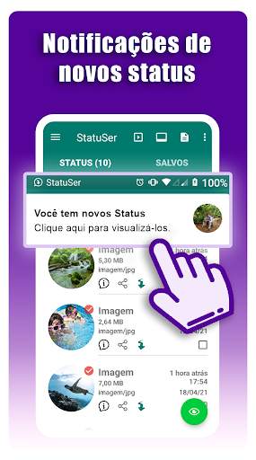 Salvar status do WhatsApp & WA Business - StatuSer screenshot 4