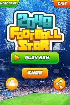 Bintang sepak bola 2048 screenshot 1