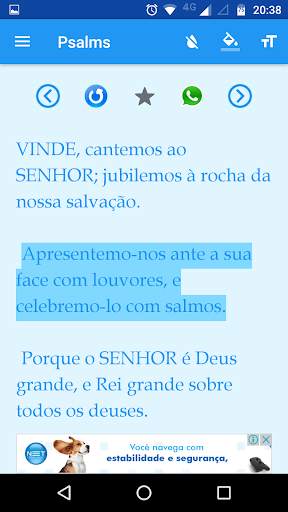 Salmos Bíblicos em suas mãos скриншот 3