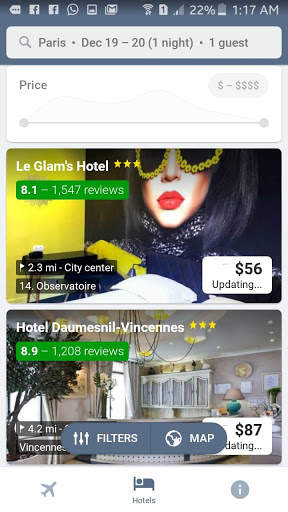 Cheapest Travel App screenshot 1