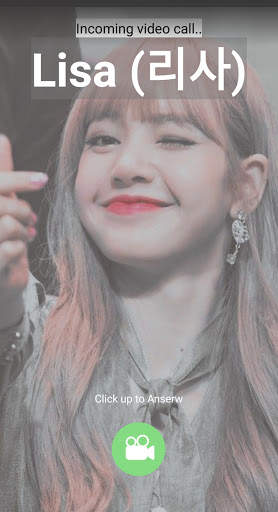 Lisa Video Call Blackpink- Video Call Simulation screenshot 2