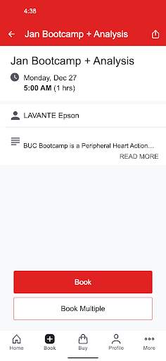 BUC Athletics Training Center screenshot 3