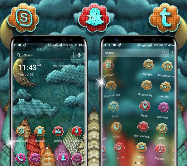 Knitting Cloud Launcher Theme screenshot 3