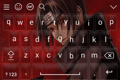 Best itachi uchiha keyboard स्क्रीनशॉट 1
