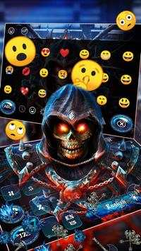 Horror Metal Skull Keyboard Theme screenshot 3