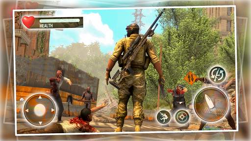 Real zombie 3d FPS shooter screenshot 3