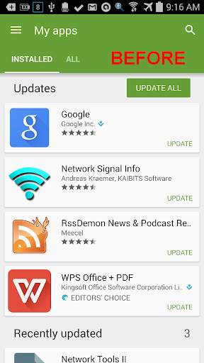 Hide Updates In Play Store screenshot 3