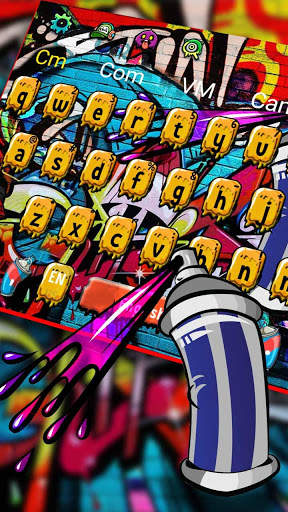 3D Street Art Graffiti Keyboard Theme screenshot 1