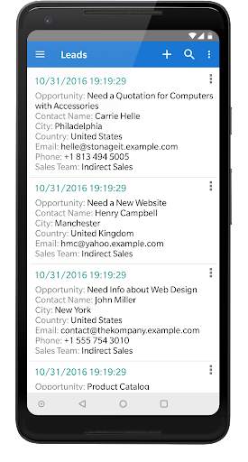 mERP: Odoo mobile app for systems with custom apps screenshot 4