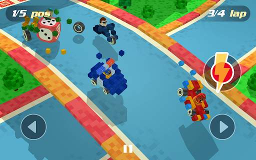 Pixel Car Racing Blocky Crash screenshot 18
