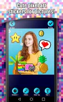 Pixel Art Stickers – Color By Number Photo Editor screenshot 2