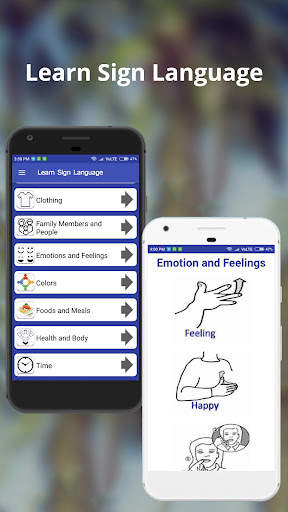Learn Deaf People Signs स्क्रीनशॉट 5