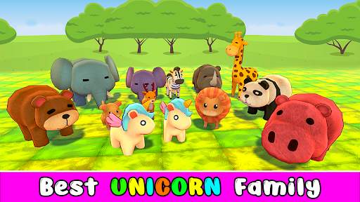 Baby unicorn game- Pony Runner screenshot 1