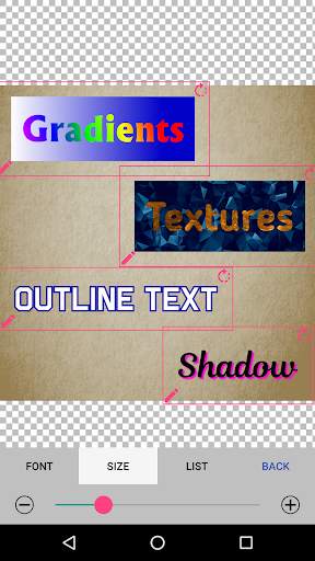 Text on the picture 2.0 screenshot 1