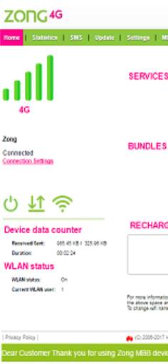 Zong WiFi Device screenshot 2