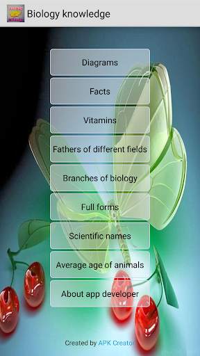 Biology knowledge screenshot 1