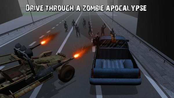 Zombie Death Car Racing 3D screenshot 1