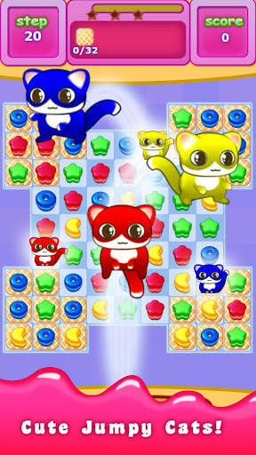 Cookie Cat Jump - crush match 3 screenshot 3