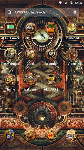 Punk Style APUS Launcher theme screenshot 2