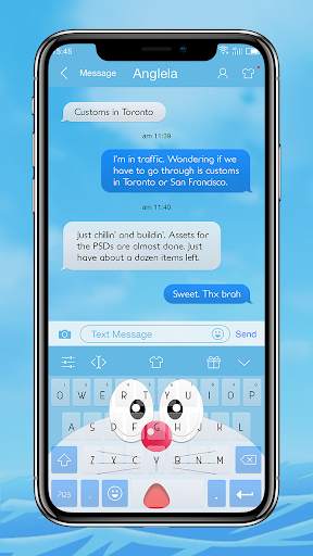 DoraCmon Theme for Emoji Keyboard screenshot 1