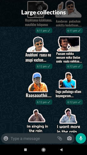 Funny TamilSong Stickers WAStickers - For WhatsApp स्क्रीनशॉट 3