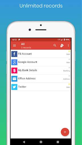 Password Vault Lite screenshot 2