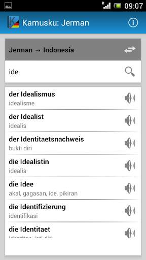 Kamusku: Jerman (Indonesia) screenshot 2