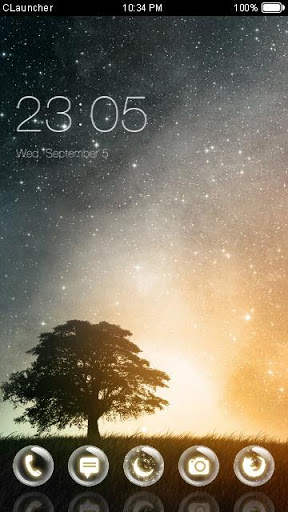 Dream Night C Launcher Theme screenshot 1
