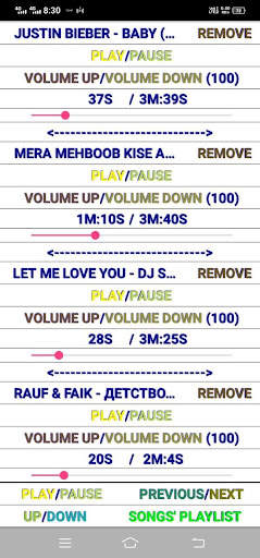 Geet: a music player screenshot 2