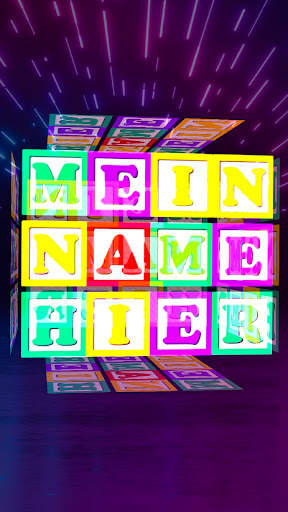 3D Mein Name Live Wallpaper screenshot 7