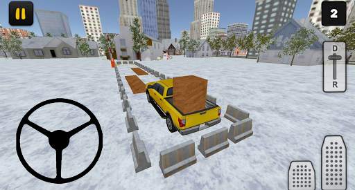 Car Cargo Transport 3D: Winter Edition screenshot 1
