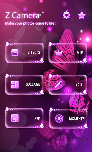 Z CAMERA BUTTERFLY THEME screenshot 2