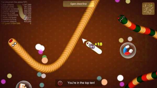 Worms war zone Cacing io snake screenshot 2