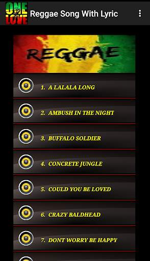 Reggae Music Offline With Lyric screenshot 2