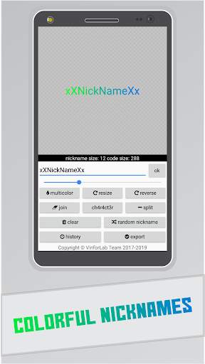 NikStudio - colored nicknames screenshot 1