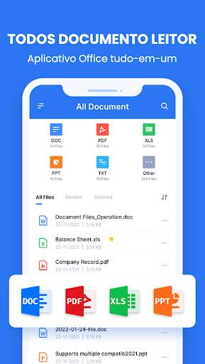 Leitor de documento pdf e word screenshot 1