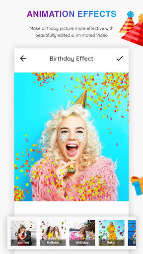 Birthday Photo Effect Video Maker screenshot 1