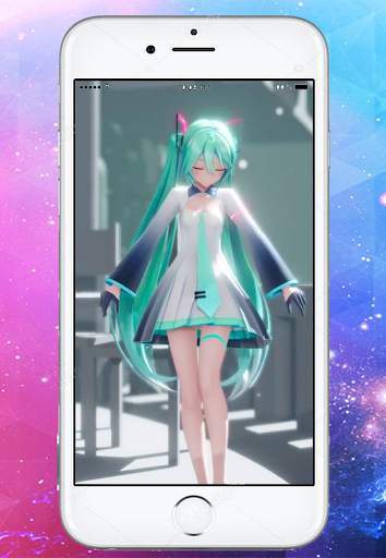 Hatsune Miku Live Wallpaper screenshot 1