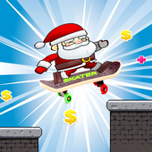 Skater man adventure icon