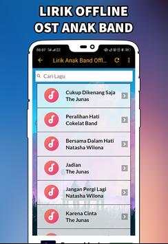 OST Anak Band Offline Lirik screenshot 4