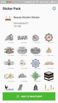 Bauty Muslim Sticker For Whatsapp screenshot 1
