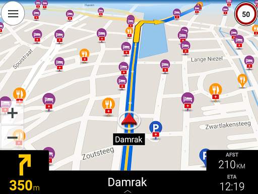 CoPilot GPS-navigatie en verkeersinformatie screenshot 16